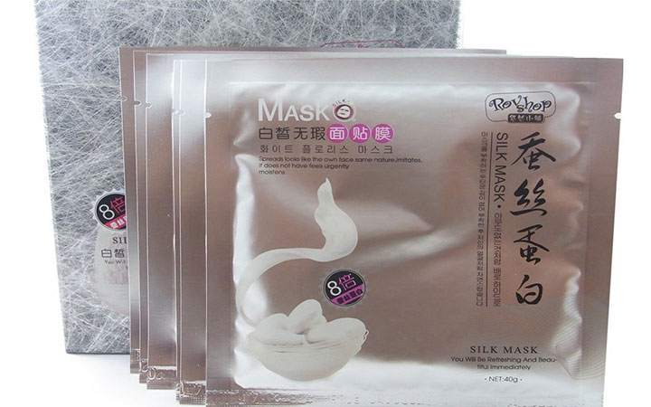 棕色包装袋面膜